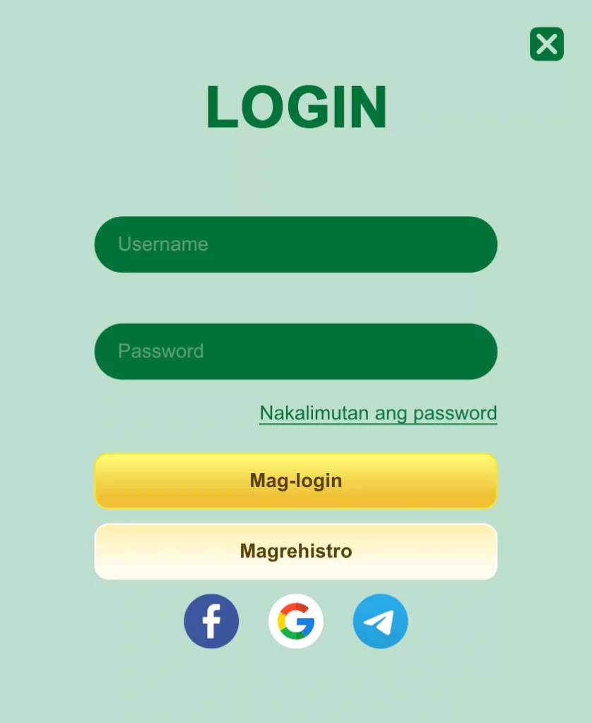 playzone registration interface with mobile app download and smooth login options